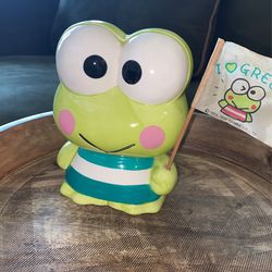 Vintage Sanrio Keroppi Coin Bank