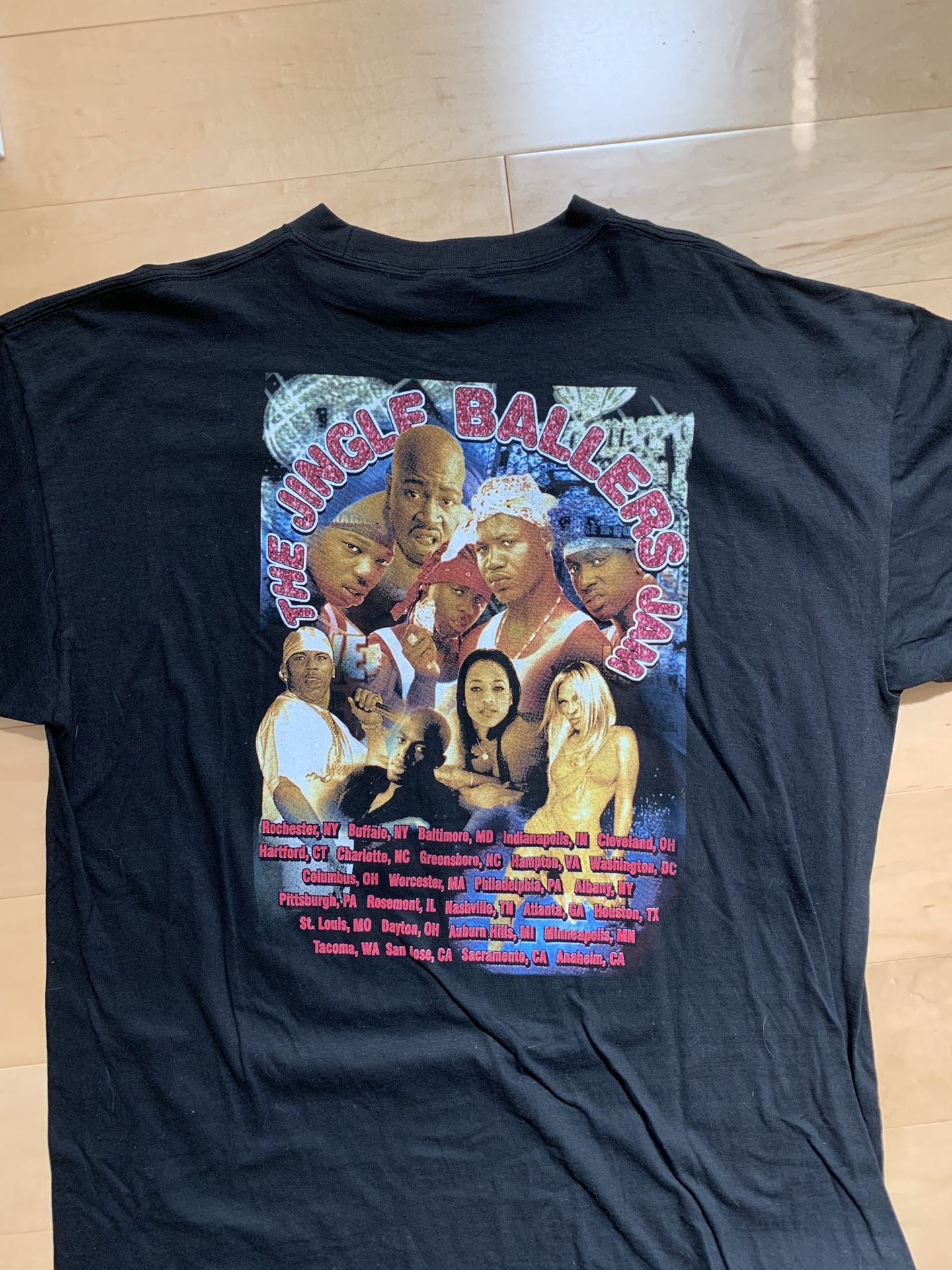 Vintage Cash Money Records Tour T-Shirt Lil Wayne Juvenile Hot ...