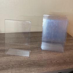 9- 5”x7” Acrylic Picture Holders