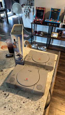 PlayStation and Xbox consoles for repair or parts