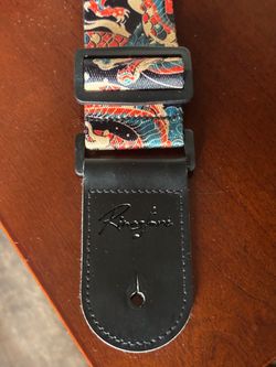 Rinastore Japanese Dragon Guitar Strap – Brand New