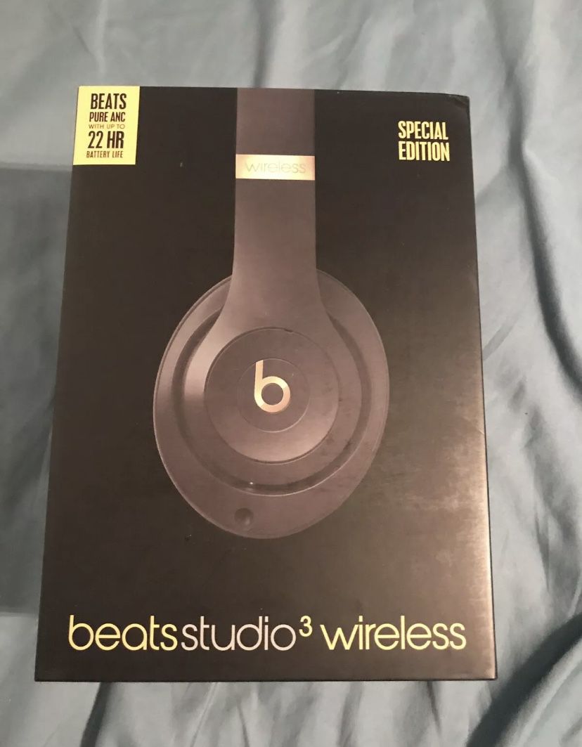 Beats Studio3 By Dre Shadow grey Bluetooth-Wireless Sealed item