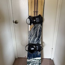 Snowboard With Binding