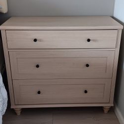 Two Wood Dresser Nightstands