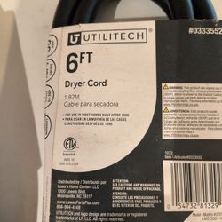 4 Prong Dryer Power Cord $20