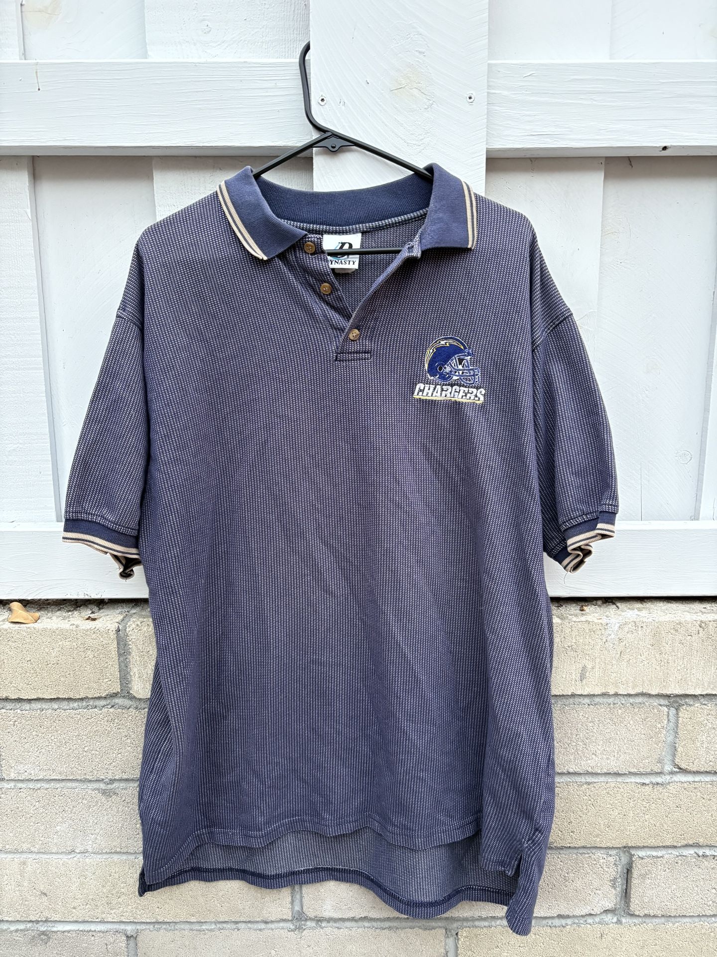 Chargers Vintage 90s Polo Shirt Size L / XL