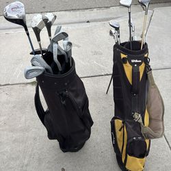 Golf Clubs with bags right handed good starter sets