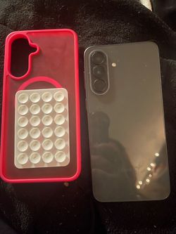 Samsung Galaxy A37 Smartphone with Case
