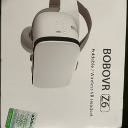 BOBOVR Z6 Virtual Reality Headset, 110°FOV Foldable Headphone IMAX VR Headset for 4.7-6.2 inch Full Screen Smartphone iOS/Android with Game Controller