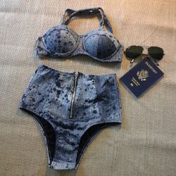 Brazilian Bikini - High Waist - small