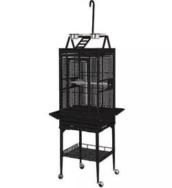 *OPEN BOX* Kings Cages SLP 1818 Playpen Bird Cage 18X18X57 ON SALE BLACK