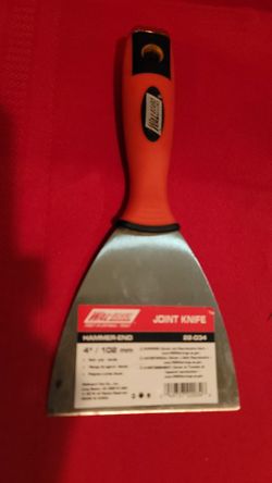 Wal-Board Tools 4-inch Hammer-End Joint Knife, model number 22-034. 
