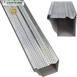 A-M Gutter Guard –(5 Inch - 126 Feet, Mill Finish) -