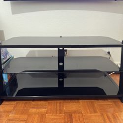 Glass 3 Shelf tv Stand