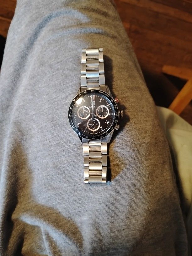 Tag Heuer Carrera Panamericana Special Edition Quartz 43 Steel / Aluminum / Black / Bracelet
