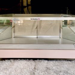 Lighted Mirrored Display Cabinet