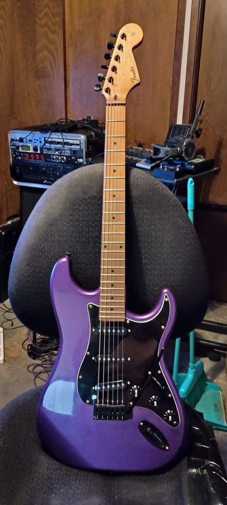 Beautiful Custom-made Purple Strat
