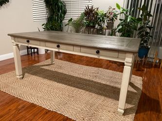 Bolanburg Dining Table with 6 Storage Drawers (LIKE NEW)