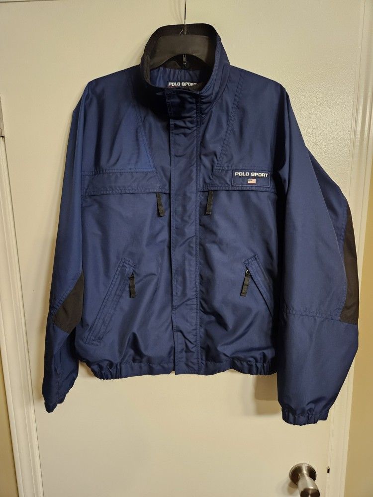 Vintage 1990s Ralph Lauren Polo Sport Windbreaker Jacket Men's Medium