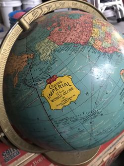 1950’s-60’s Crams 12” imperial world globe