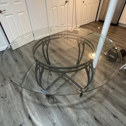Glass Table & Stand