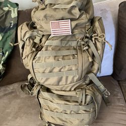 Backpack with Camping Accessories 
