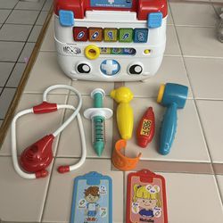 Vtec Kids Doctor Kit Talks Makes Sounds Great Learning Toy 