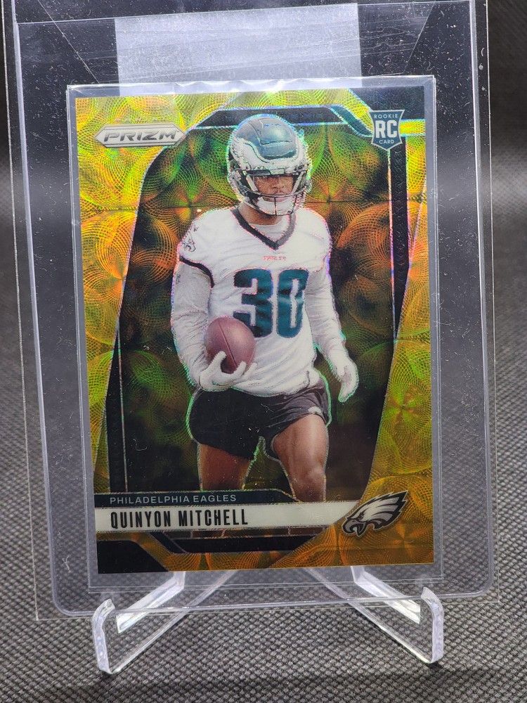 2024 Panini Prizm Choice Quinyon Mitchell RC /10 Gold Scope Philadelphia Eagles 
