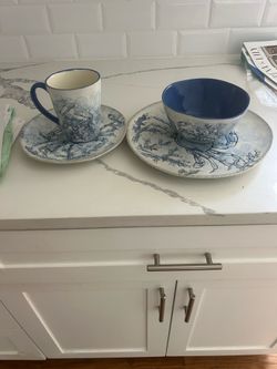 Spectrum blue crab set of 4 dishes