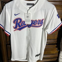 Texas Rangers Jersey Youth Large Or Adult S/M