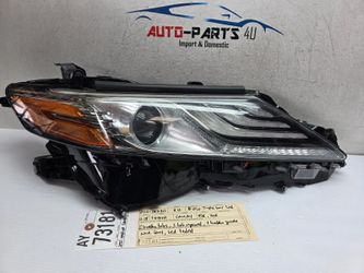 3brokentab 2018 - 2024 TOYOTA CAMRY XSE XLE RIGHT TRIPLE LED HEADLIGHT OEM AY73181