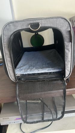 Pet carrier, downtown area, Cortez Hill