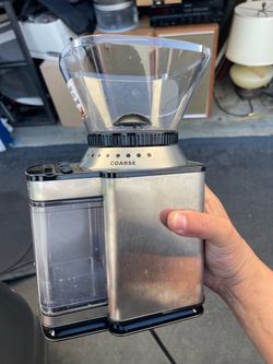 Cuisinart Supreme Grind Automatic Burr Mill Coffee Grinder Black no lid