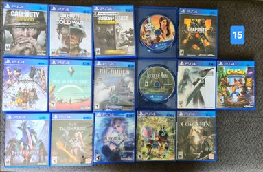 PS4 Games – $15 each