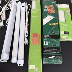 LED White Plug In Under Cabinet Light