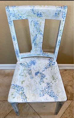 Chair: Hand painted •Antique school teacher (Adult size)