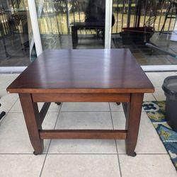 Coffee/Serving Table on wheels