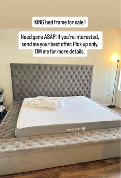 King Size bed frame