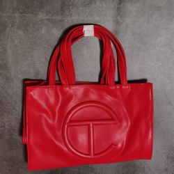 Red medium telfar bag			
