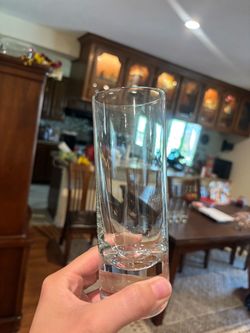 8 Weighted Lead Crystal Cocktail Tall Glasses