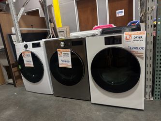 Dryers!  Samsung & lg starting at $799