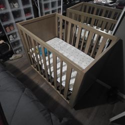Crib And Baby Swing 