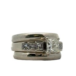 Lady's 14K White Gold Wedding Band Size 4½(51687-1)