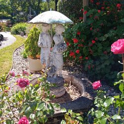 Concrete Statue  Ground Bird Barh