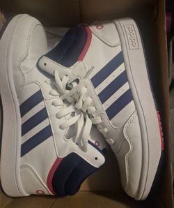 ADIDAS MID K HOOPS  Size 6Y