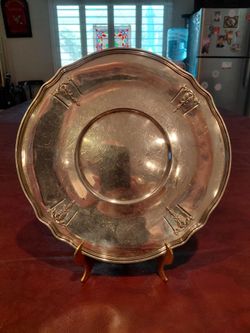 Gorman Silver Plate Dish