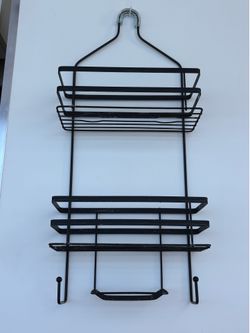 Bathroom shower caddy hanger