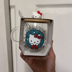 Hello Kitty Glass Cup 