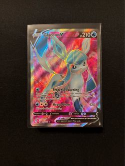 Glaceon V Full Art Pokémon Card 174/203