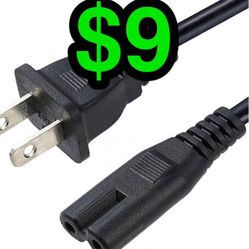 ⚡ Universal 2-Prong AC Power Cord (Xbox, playstation, Etc.)